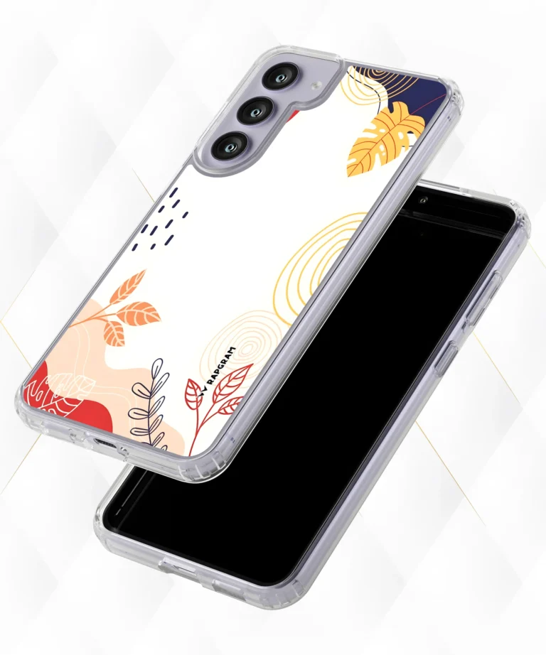 Snow Floral Silicone Case