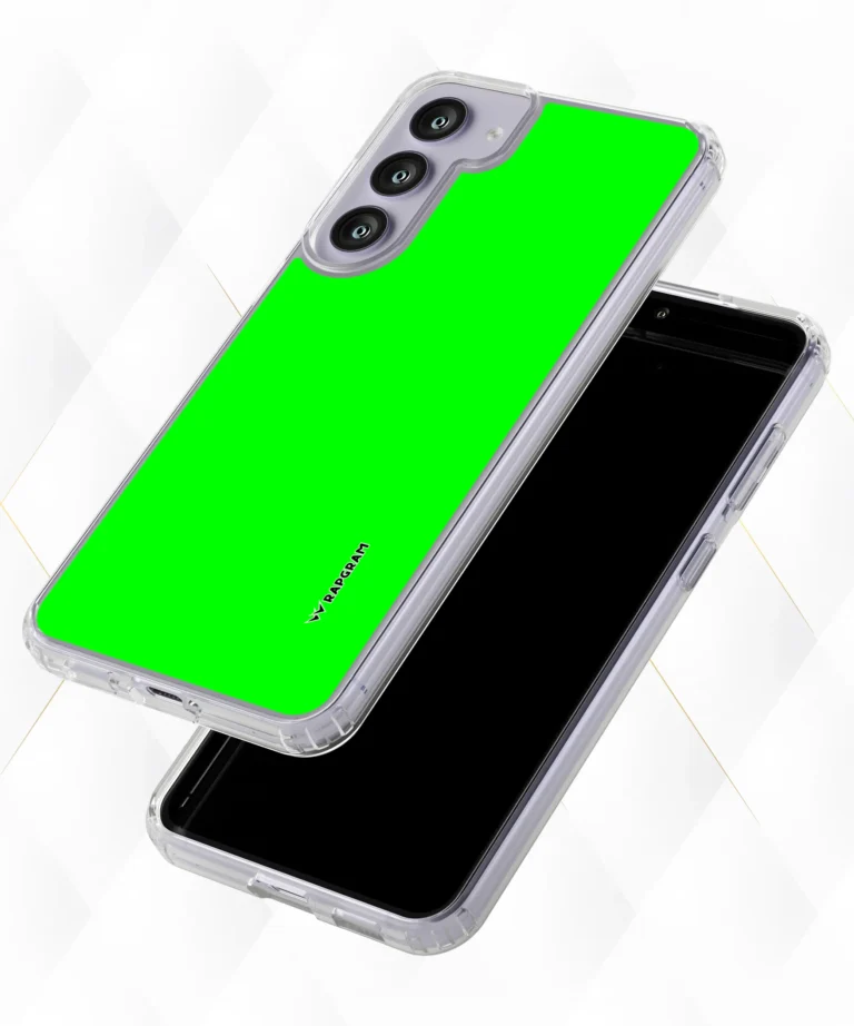 Green Plain Silicone Case