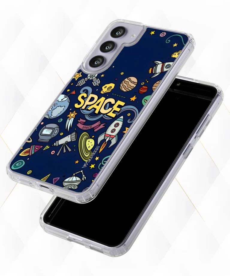 Space Doodle Silicone Case