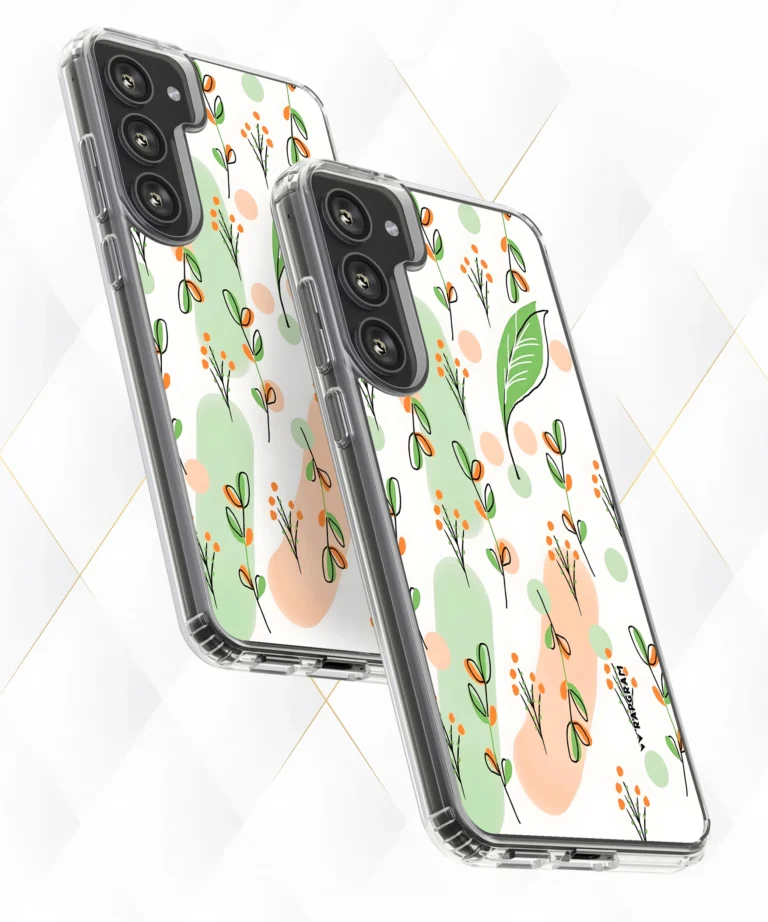 Green Petals Silicone Case