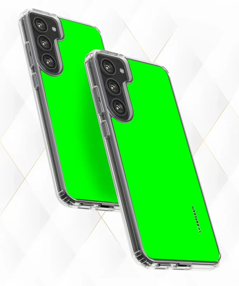 Green Plain Silicone Case