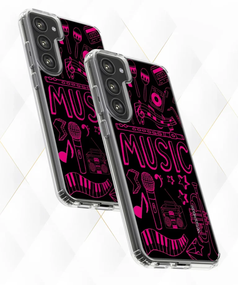 Pink Music Silicone Case