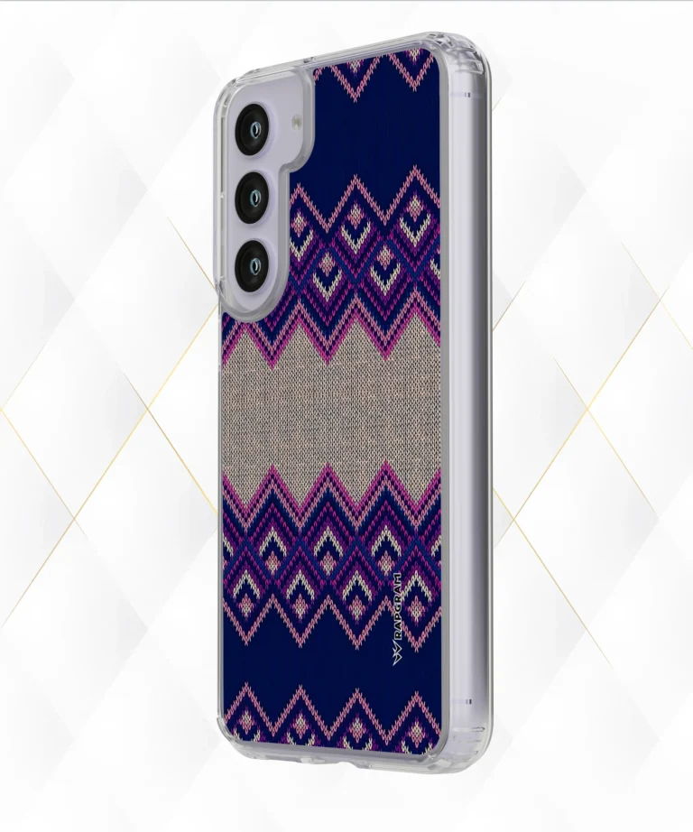Purple Knit Silicone Case