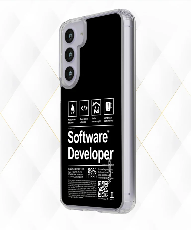 Software Developer Silicone Case