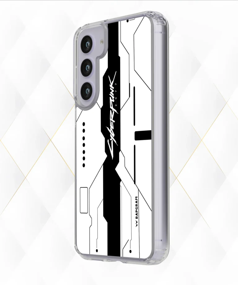 Cyberpunk White Silicone Case