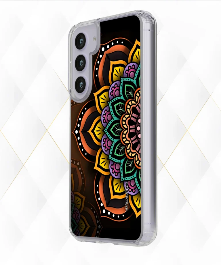 Brown Mandala Silicone Case