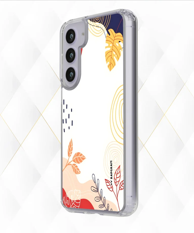 Snow Floral Silicone Case