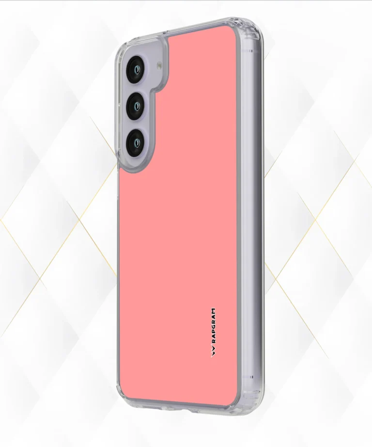 Peach Plain Silicone Case