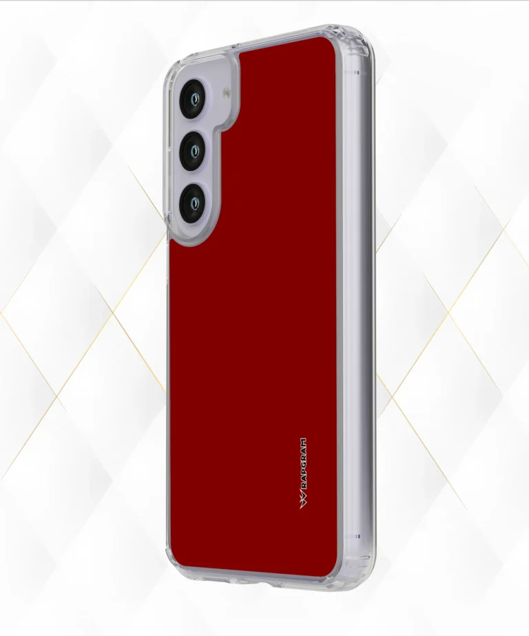 Maroon Plain Silicone Case