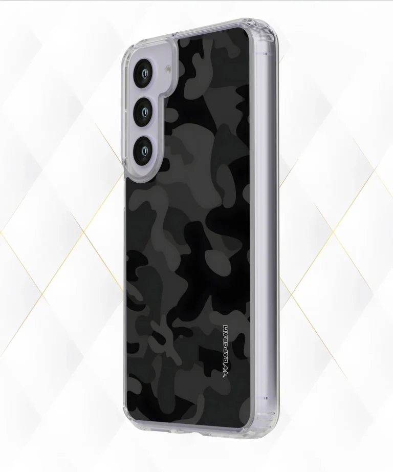 Black Camou Silicone Case