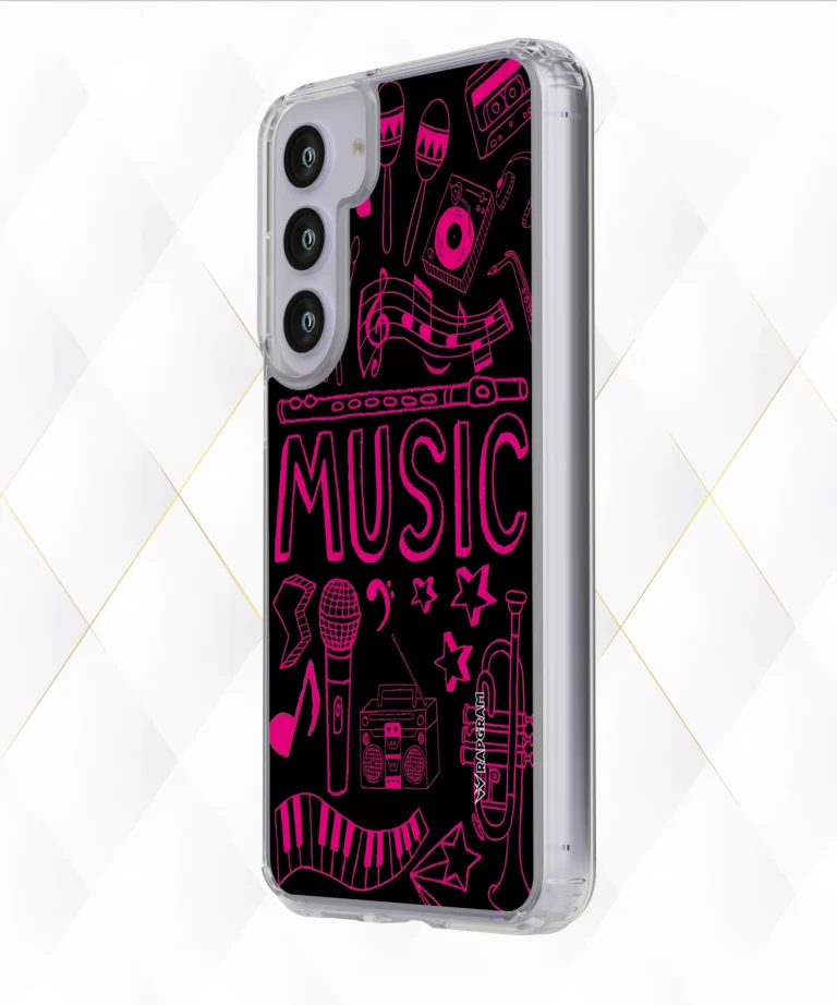 Pink Music Silicone Case
