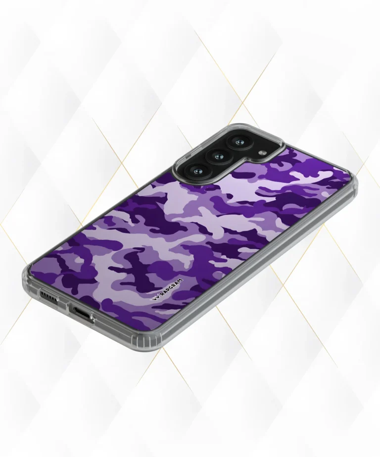 Purple Camou Silicone Case