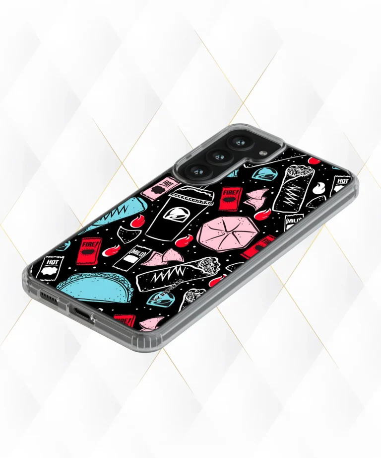 Food Stickers Silicone Case