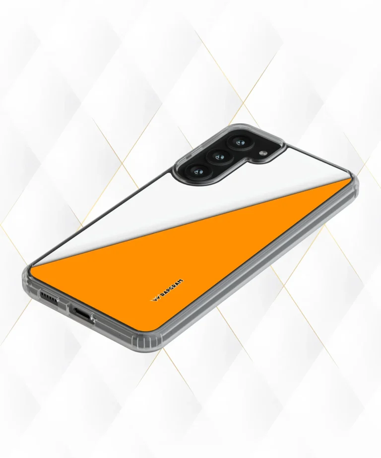 Orange Diagonal Silicone Case