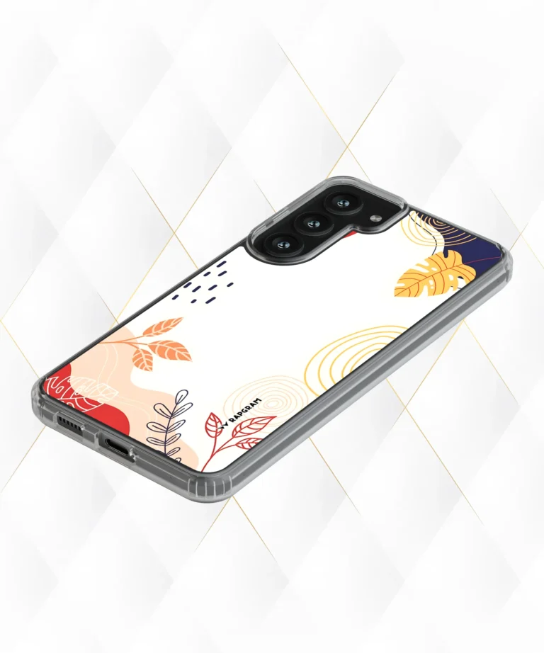 Snow Floral Silicone Case