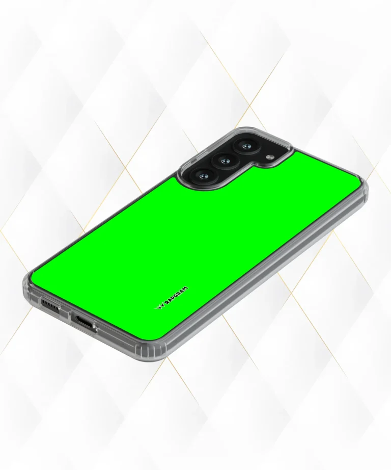 Green Plain Silicone Case