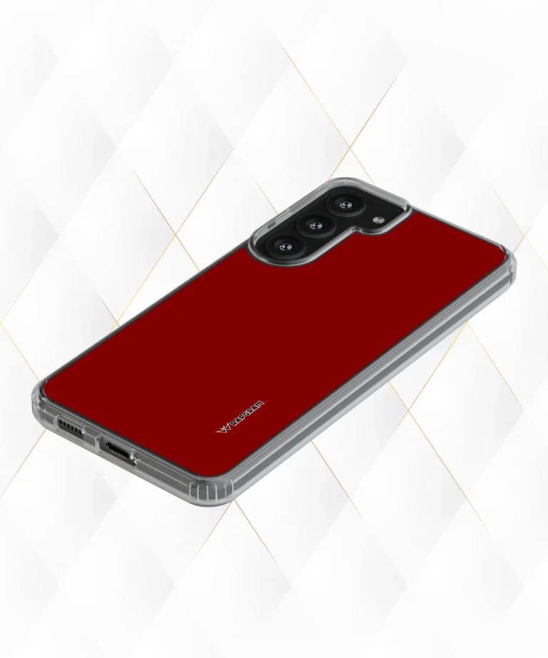 Maroon Plain Silicone Case