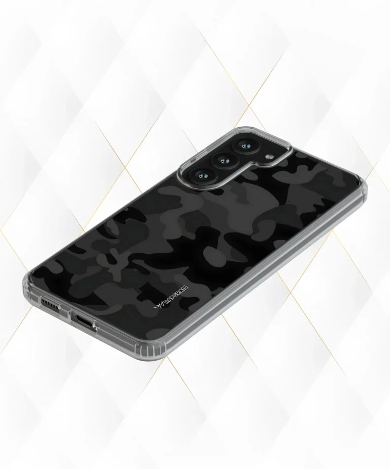 Black Camou Silicone Case