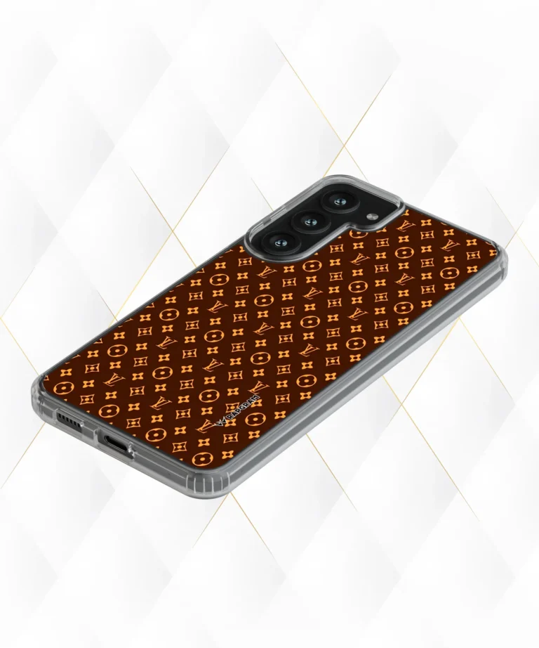 LV Brown Silicone Case