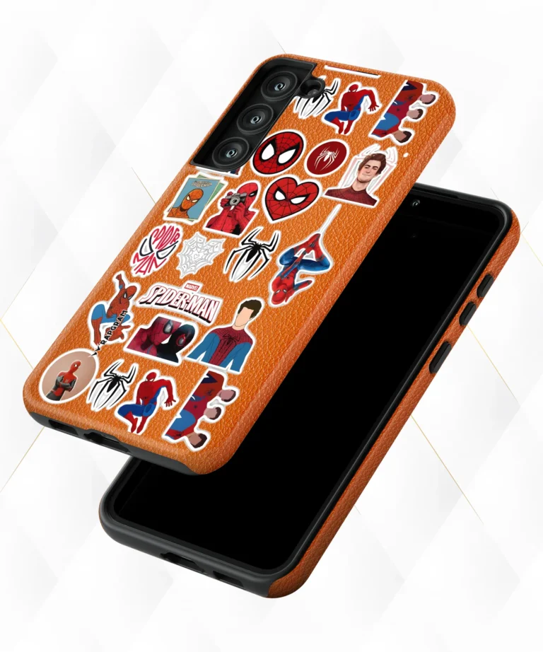 Spider Verse Peach Leather Case