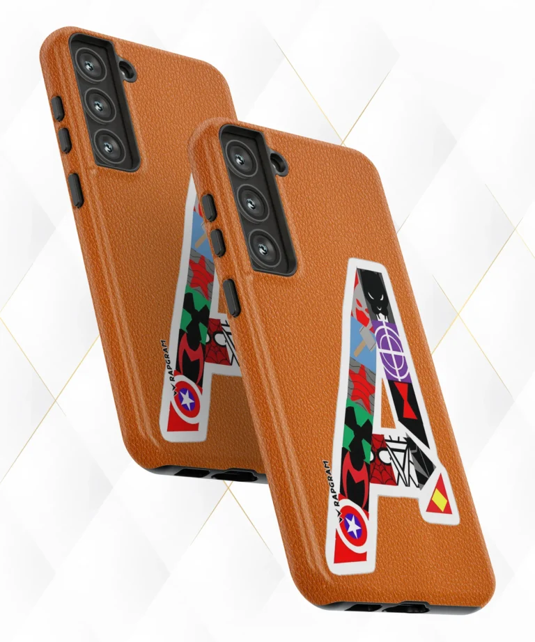 Avengers A Peach Leather Case