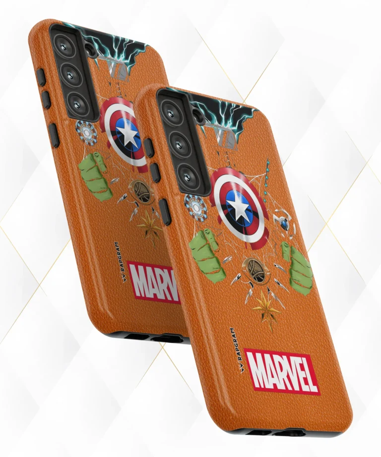 Marvel Avenfers Peach Leather Case