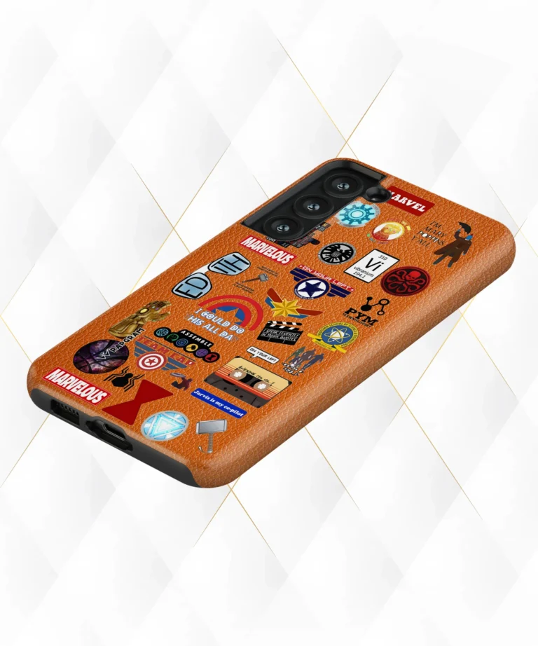Marvelous Peach Leather Case