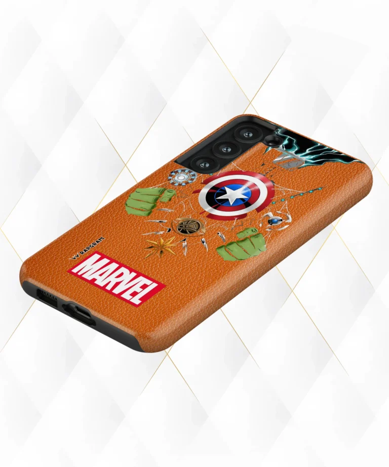 Marvel Avenfers Peach Leather Case